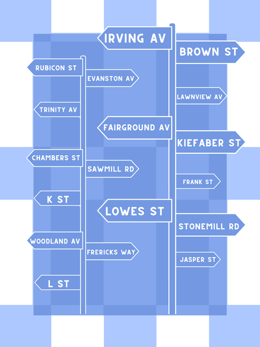 Dayton Streets Frame